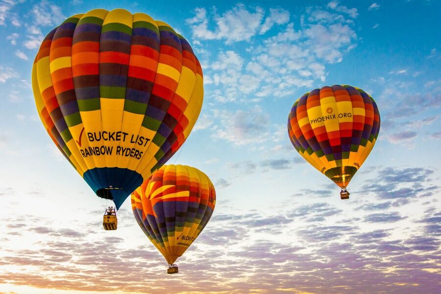 Phoenix: Hot Air Balloon Flight with Champagne - Floating Over the Phoenix Area and Arizona Desert, From a Whole Different Level