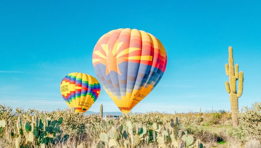 Phoenix: Hot Air Balloon Flight with Champagne - Your FAA-Licensed Pilot: Safety, Explanations, and Spotting Points of Interest