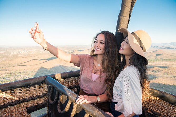 Phoenix Morning Hot Air Balloon Ride with Bubbly + Breakfast - Landing, Balloonists Ceremony, and Breakfast at the Desert Site