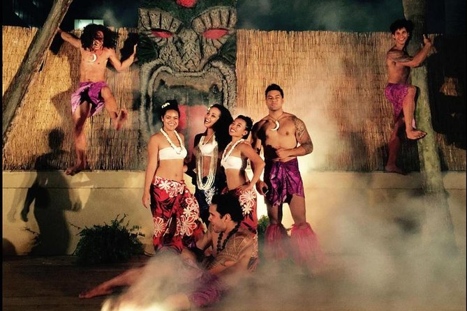 Polynesian Fire Luau and Dinner Show Ticket in Myrtle Beach - Lei Greeting, Dinner Setup, and What The 6803 N Ocean Blvd Stop Feels Like