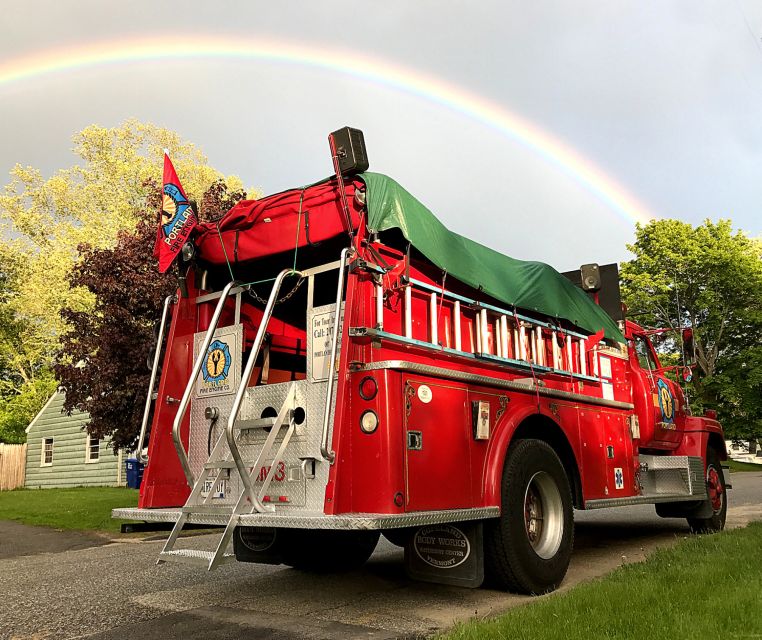 Portland, Maine: Tour in Vintage Fire Engine - Comfort, weather, and the photo reality check