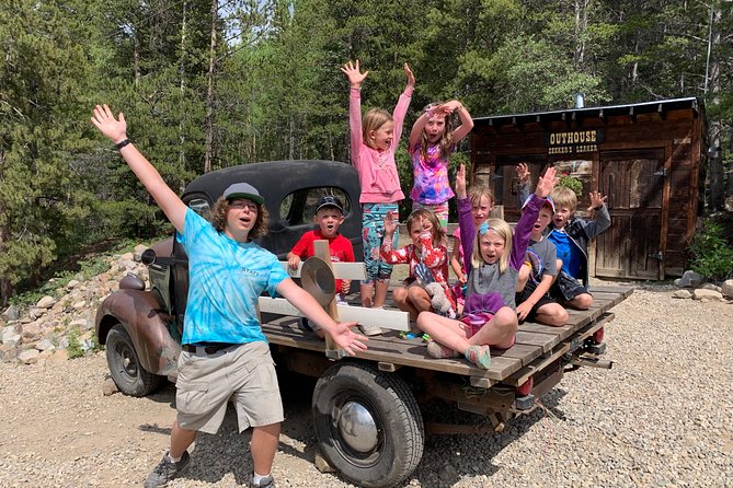 Real Gold Mine Tour with, gold panning and more - 55-foot ore chute slide and mining tools you can actually picture