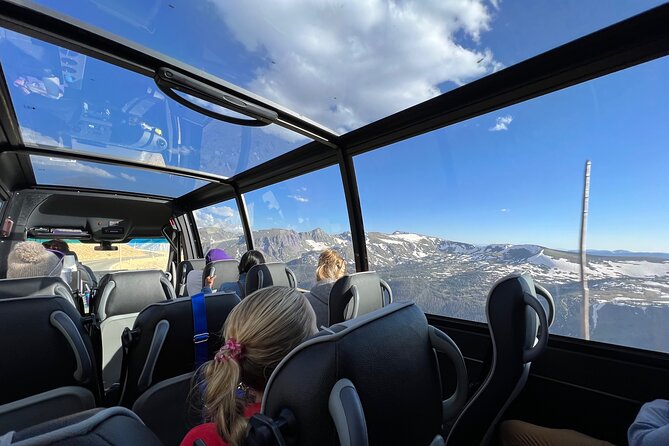 Retractable Glass Top Tour in Rocky Mountain National Park - Up above the trees, with quick stops that build the story