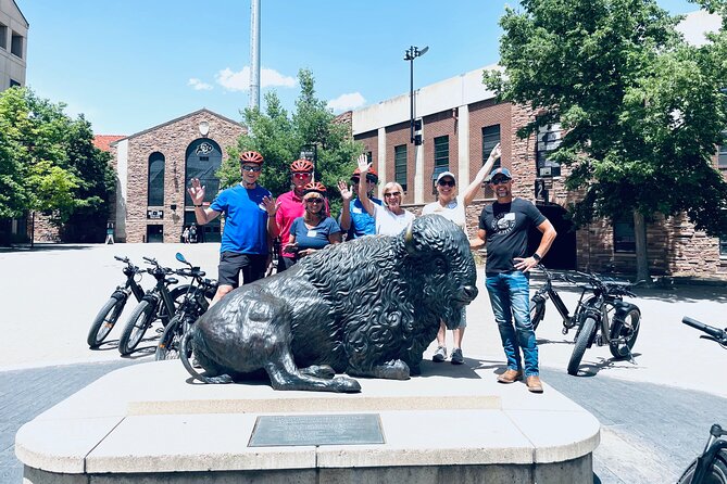 Ride Boulder's Best Guided eBike E-Bike Tour! Electric eBike - Pearl Street Mall, a second Teahouse look, and Chautauqua