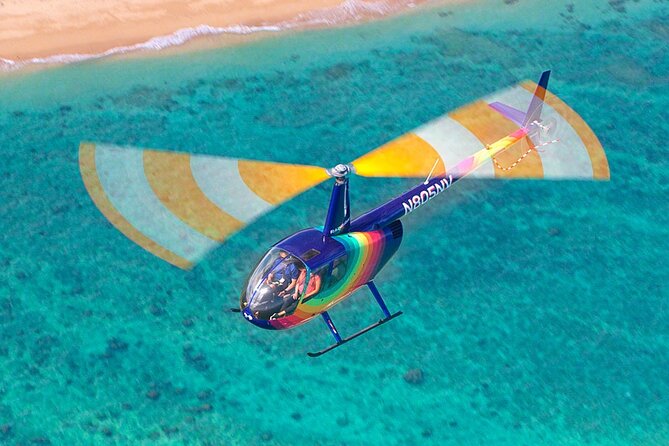 Royal Crown of Oahu - 60 Min Helicopter Tour - Doors Off or On - North Shore pass: Banzai Pipeline and Waimea Bay from the air