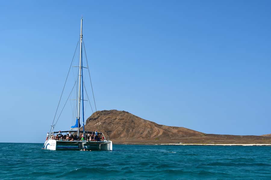 Sal: All-Inclusive Half-Day Lounge Catamaran Cruise - All-Inclusive Drinks and Snacks: Great Value, One Note for Vegans