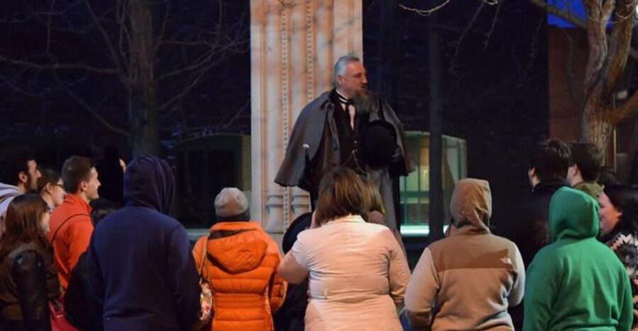 Salem Night Tour: Haunt and History Guided Night Tour - Essex Street Pedestrian Mall and Salem Green: where atmosphere does the talking