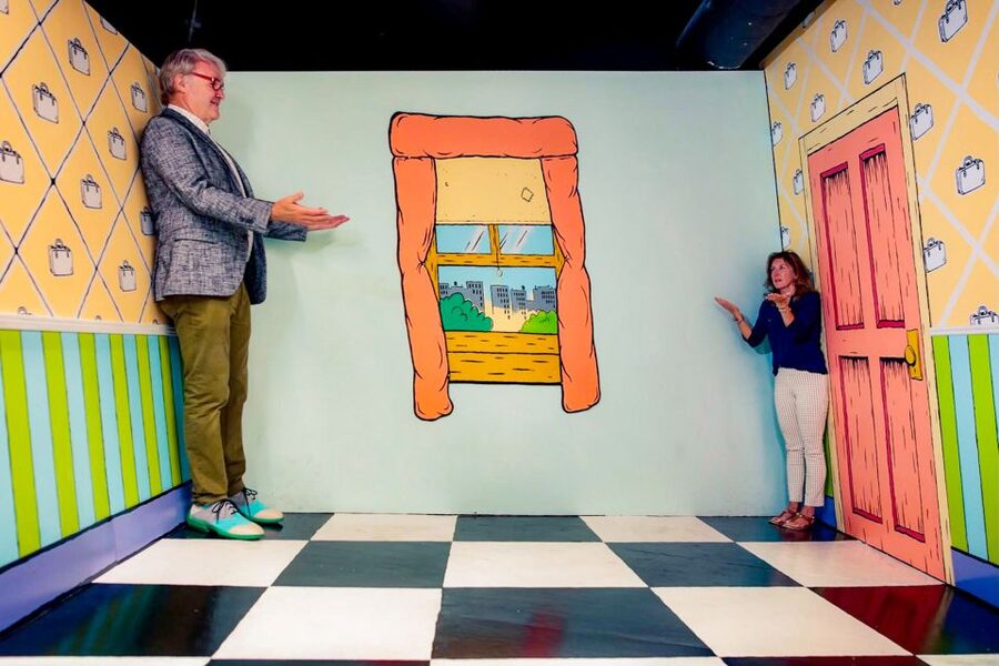 San Antonio: Hopscotch Immersive Art Experience Ticket - The Lounge, Bar, Patio, Food Truck, and Gift Shop