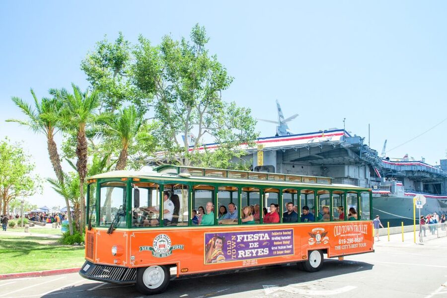 San Diego: Hop-on Hop-off Narrated Trolley Tour - Balboa Park and El Prado Museums at Stop K, plus Little Italy at Stop L