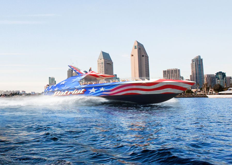 San Diego: Patriot Jet Boat Thrill Ride - Where the Patriot Jet Boat Starts at 990 North Harbor Drive