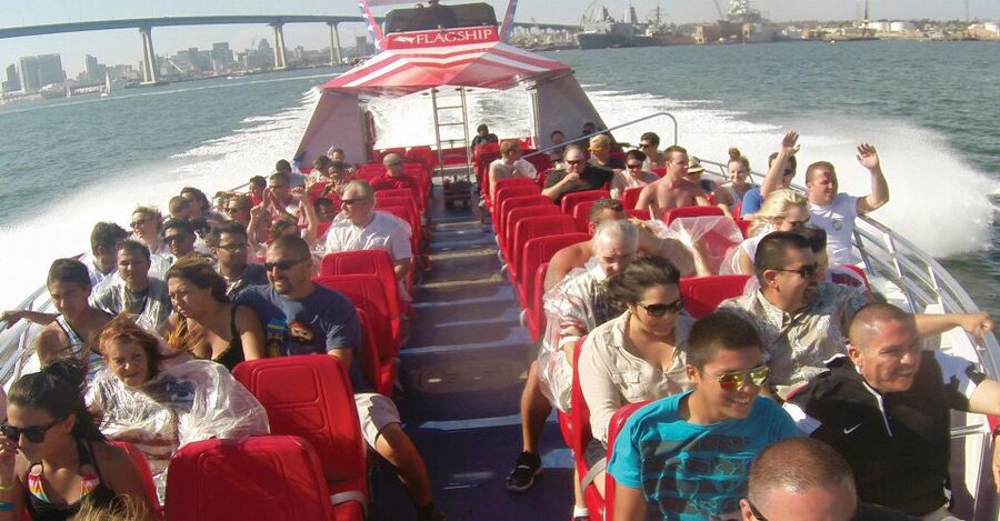 San Diego: Patriot Jet Boat Thrill Ride - The Harbor Sights Route, From USS Midway to the Star of India