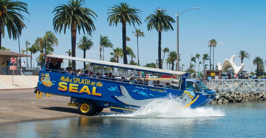 San Diego: SEAL City Tour by Amphibious Bus - The Land Part: Midway, Tall Ships, and Military Stories