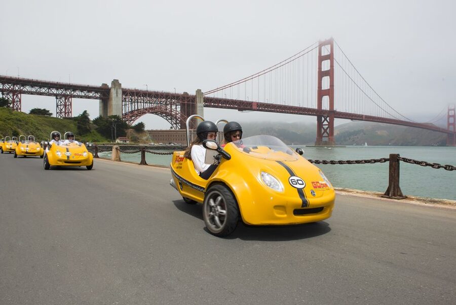 San Francisco: 3-Hour Early Bird GoCar Tour - The GPS screen, narration audio, and the reality of missed turns