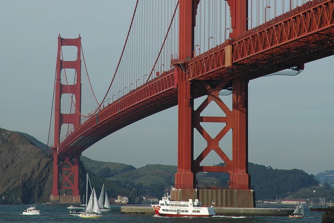 San Francisco: Bridge to Bridge Cruise (90-minutes) - Cruise route: Golden Gate Bridge, Alcatraz, then the Bay Bridge