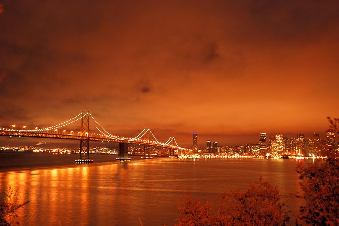 San Francisco City Lights Cruise (2-hours) - Bay Bridge at night: the lights art installation moment