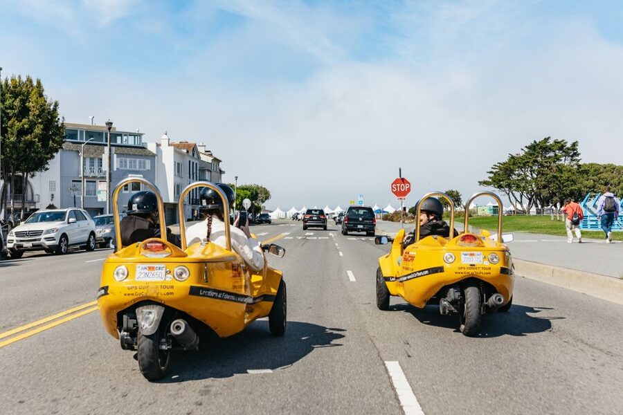 San Francisco: Golden Gate Bridge and Lombard GoCar Tour - Marina District and Crissy Field views: ocean air without the extra planning