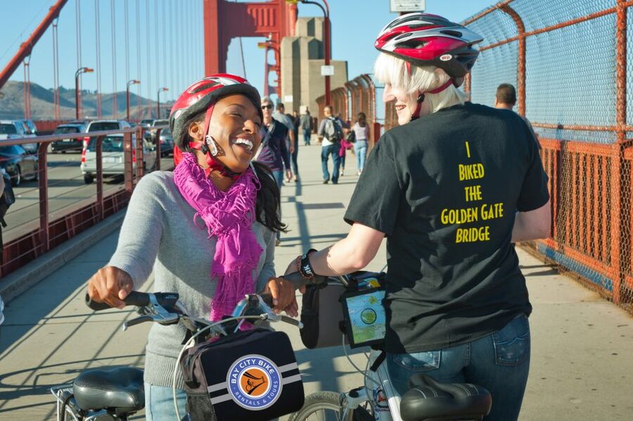 San Francisco: Golden Gate Bridge Bike Rental - Getting oriented with a clear tutorial and a usable map