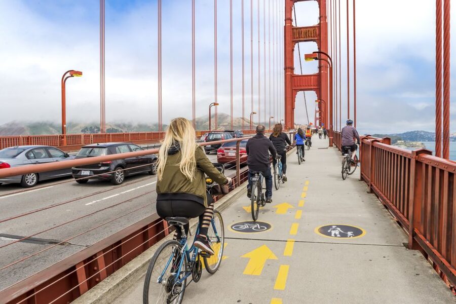 San Francisco: Golden Gate Bridge to Sausalito Cycling Tour - Palace of Fine Arts and Crissy Field: Where the Photos Hit Different