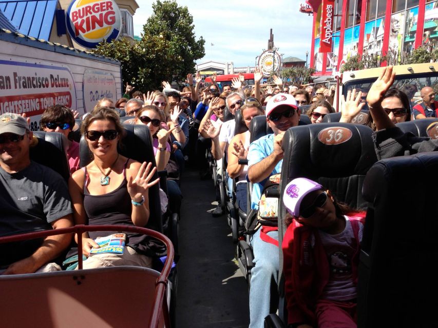 San Francisco: Hop-On Hop-Off Deluxe Bus Tour with 20 Stops - Where you get on: Union Square or any stop on the route