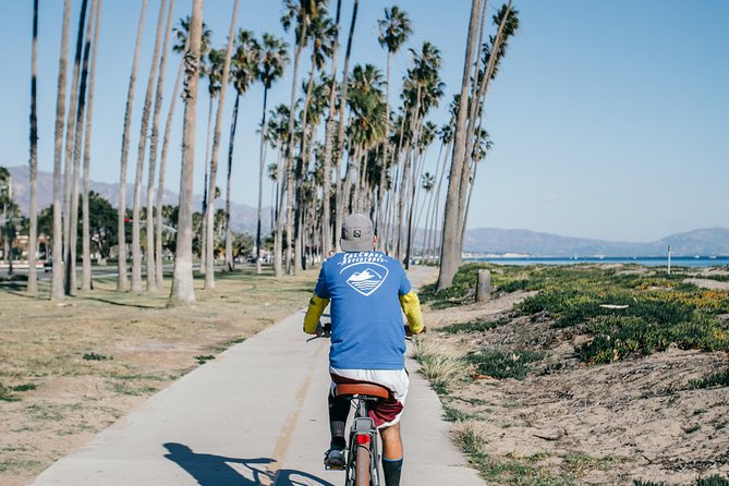 Santa Barbara Electric Bike Tour - The Santa Barbara Mission and the Moreton Bay Fig Tree Photo Moment