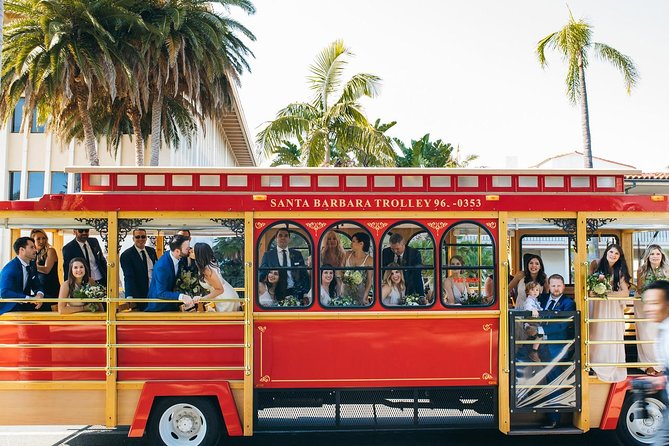 Santa Barbara Trolley Tour - Butterfly Beach in Montecito: sunrise and sunset oriented