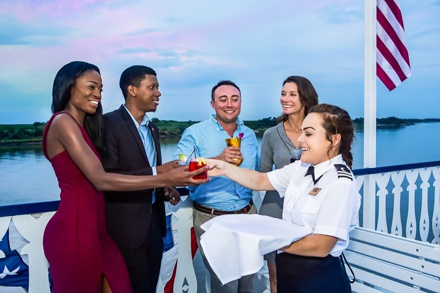 Savannah: Riverboat Sunset Cruise - Live Music and DJ Energy, With Room for Different Moods