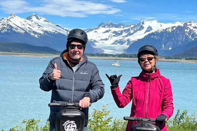 Segway Coastal Scenic Rainforest Tour - Mendenhall Glacier to Lynn Canal: Douglas Hwy bike lane photo stops