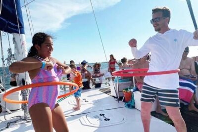 Shell Island Snorkel and Dolphin Catamaran Cruise with Island Time