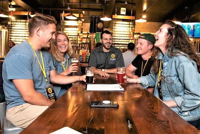 Signature Boston Guided Brewery Tour with snack - The Meadhall finale: where tastings turn into a real hang