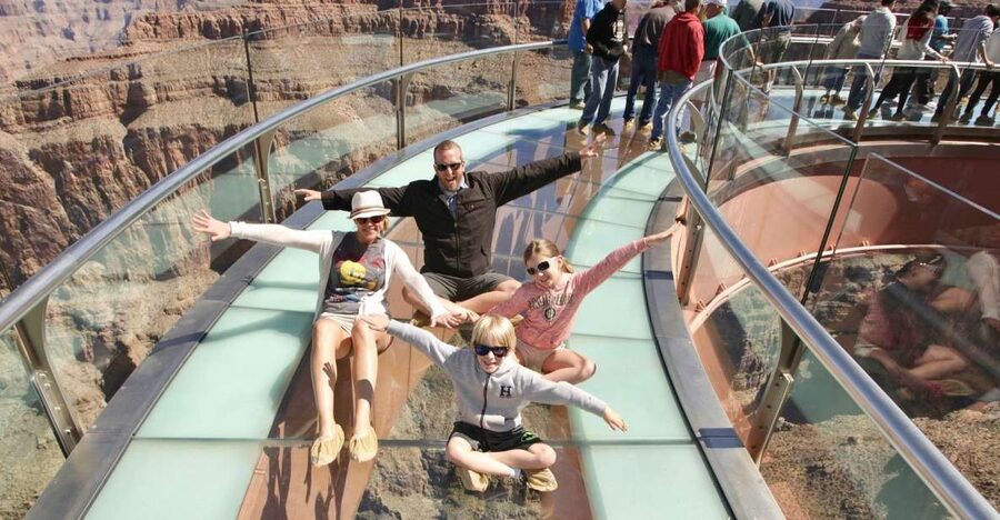Small Group Grand Canyon West Rim, Skywalk & Hoover Dam Tour - Grand Canyon West Rim stops: Eagle Point and the first big wow
