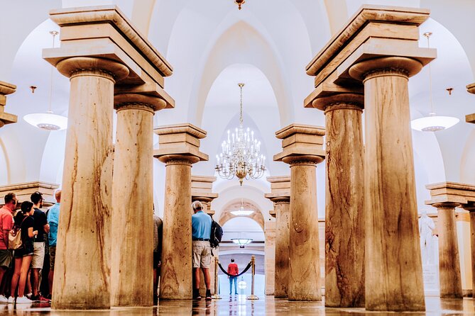 Small-Group Guided Tour inside US Capitol & Library of Congress - Reserved U.S. Capitol time: rotunda, crypt, and old House chambers