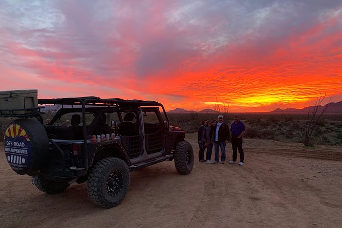 Sonoran Desert Jeep Tour at Sunset - Leaving Busy Scottsdale for Sonoran Desert Trails