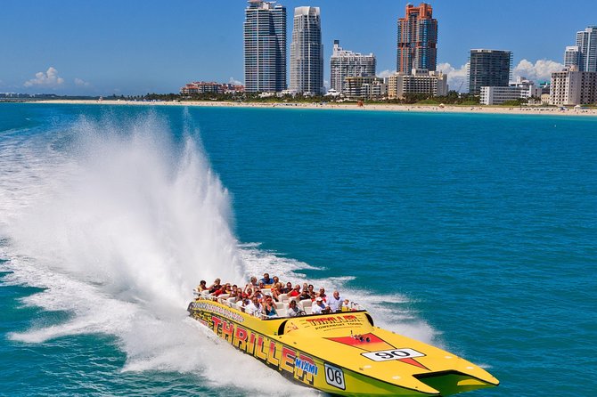 Speedboat Sightseeing Adventure of Miami - South Beach From the Water: Art Deco Up Close, Not as a Postcard