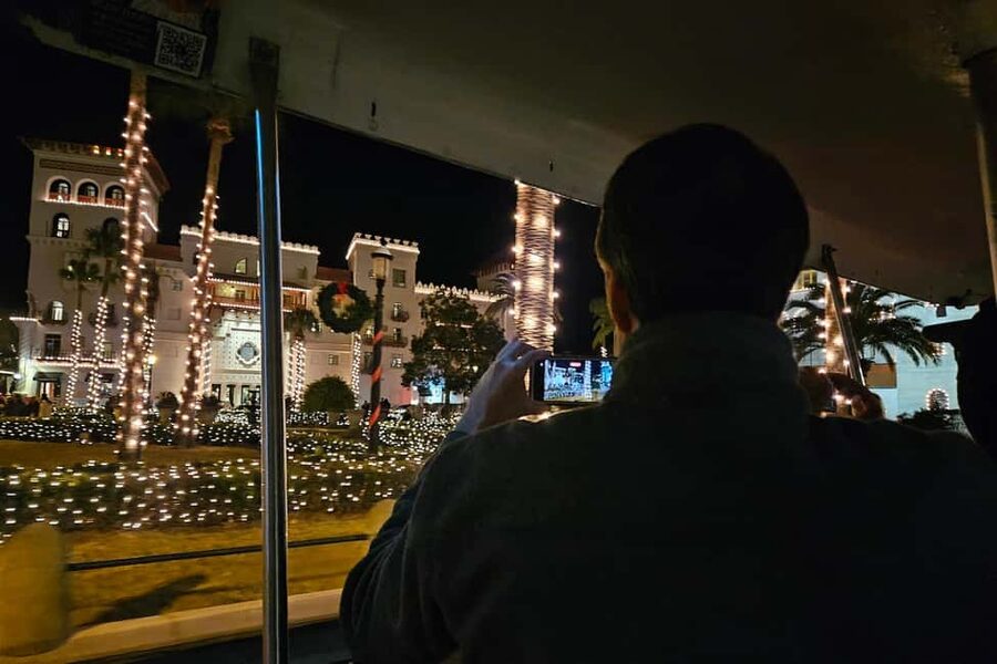 St Augustine: Nights of Lights Trolley Tour - Seating Rules and Group Size: Private Row Reality Check