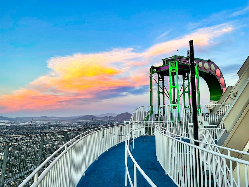 STRAT Tower Thrill Rides Admission - Big Shot: 160 feet up at 45 mph (and why it feels faster than it looks)