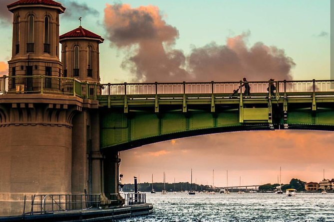 Sunset Cruise of St. Augustine - Passing under the Bridge of Lions: history plus the best motion photos