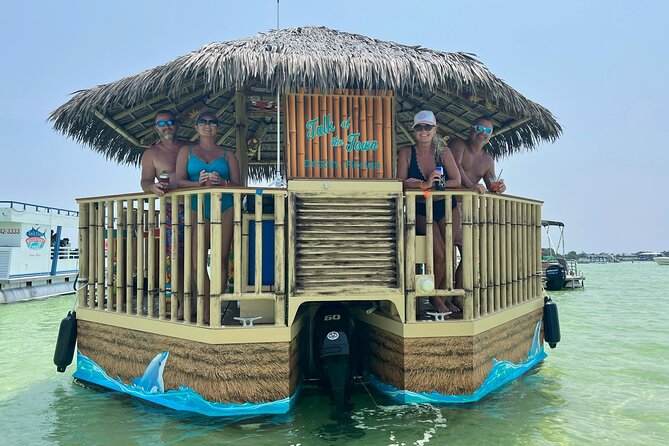 Tailfins Tiki Boats Crab Island Sandbar(3hrs/ 5/5:30 are 2hrs) - Quick takes before you board Tailfins Tiki Boats