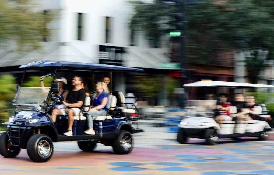 Tampa: Guided City Tour in Deluxe Street Golf Cart - Hyde Park North and Bayshore Boulevard: Long Sidewalk, Short Time