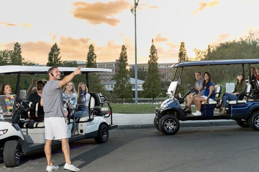 Tampa: Guided City Tour in Deluxe Street Golf Cart - From Harbour Island to Ybor: The Easy Way to Feel Tampa