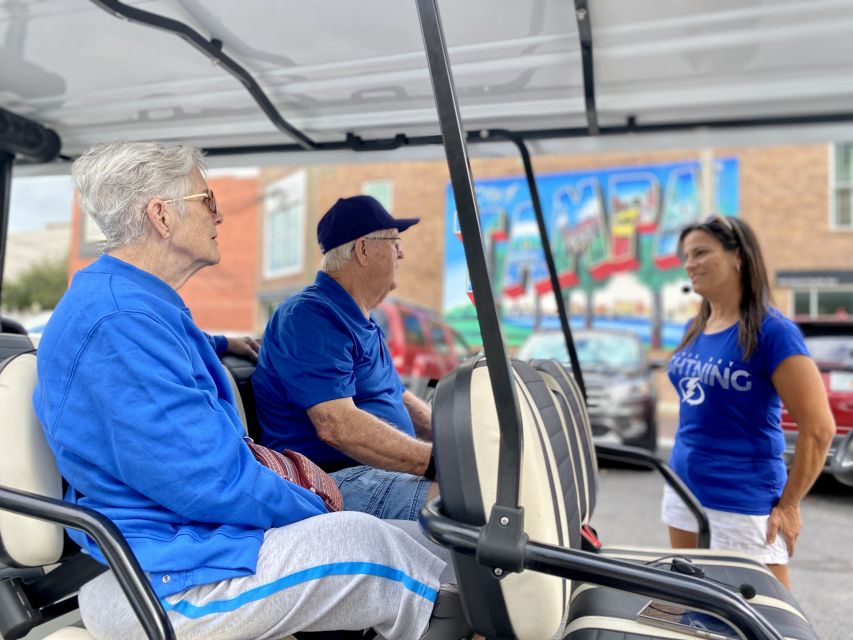 Tampa: Guided City Tour in Deluxe Street Golf Cart - Starting Point at 725 S Harbour Island Blvd (Westin): Quick, Central, and Efficient