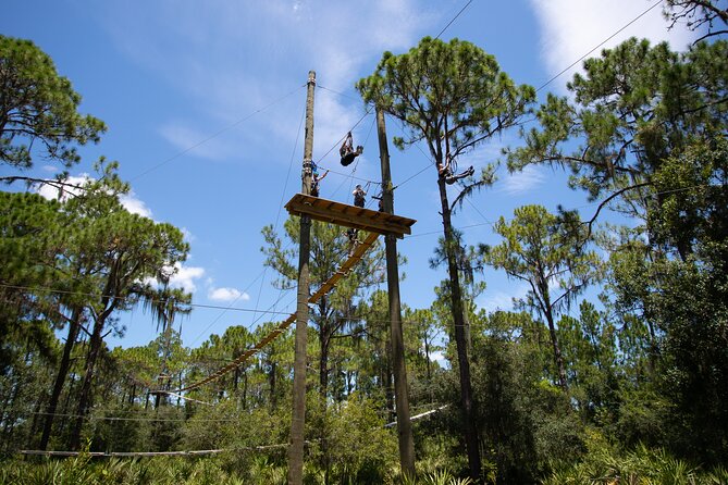 TreeUmph Adventure Course - Timing and the reality of waiting between stations