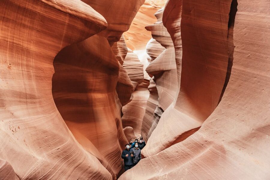Vegas: Antelope Canyon & Horseshoe Bend Tour at Golden Hour - Horseshoe Bend: getting the Colorado River in one perfect horseshoe loop