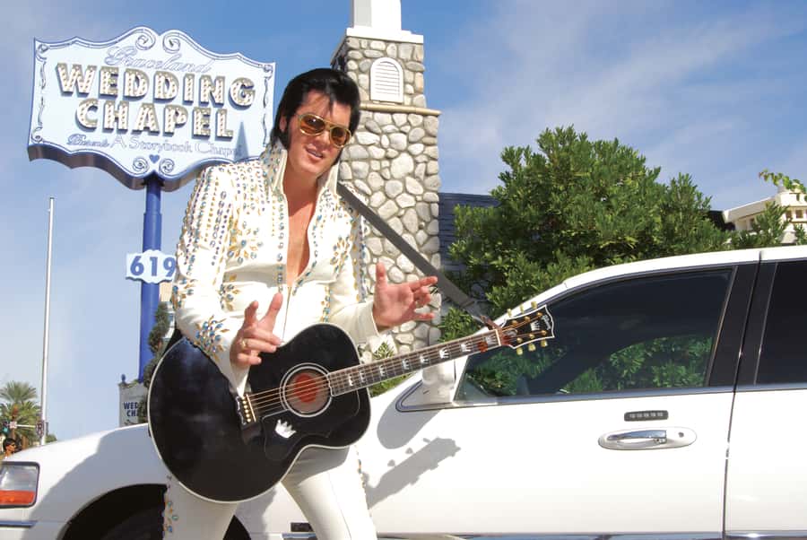 Vegas: Elvis-Themed Graceland Chapel Wedding or Vow Renewal - Price, Group Size, and What You Really Get for $356