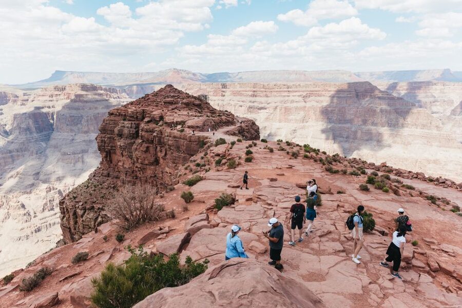 Vegas: Grand Canyon, Hoover Dam, Skywalk Option, & Two Meals - Guano Point BBQ lunch: where the Canyon takes over