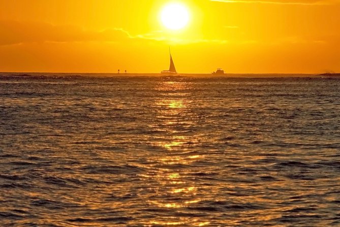 Waikoloa Signature Catamaran Sunset Sail - Boarding the 53-foot catamaran, and what barefoot really means