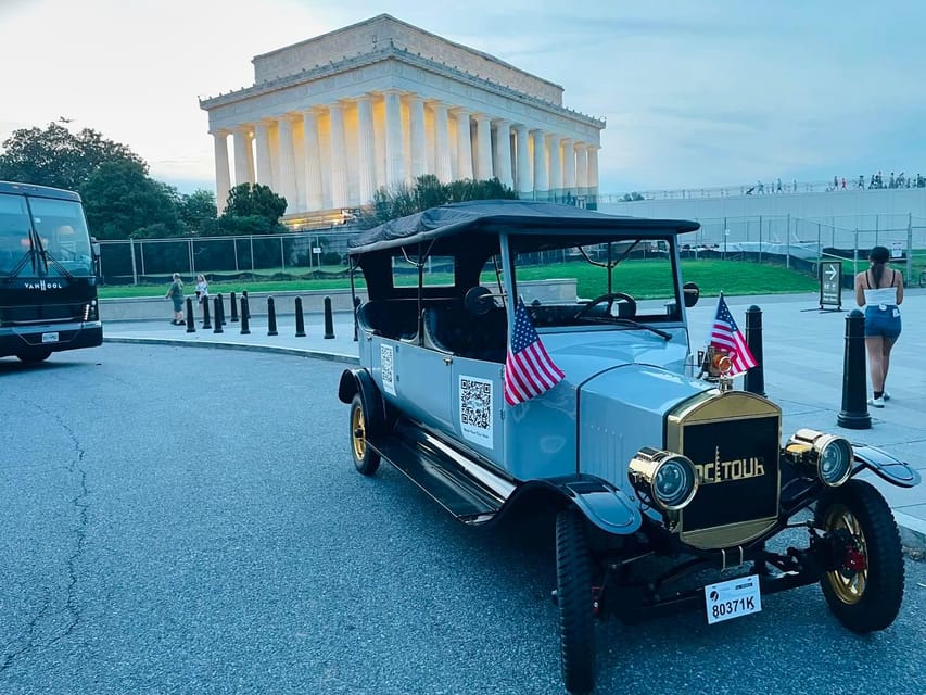 Washington, DC: Day & Night Electric Cart & Vintage Car Tour - Key Points Before You Go