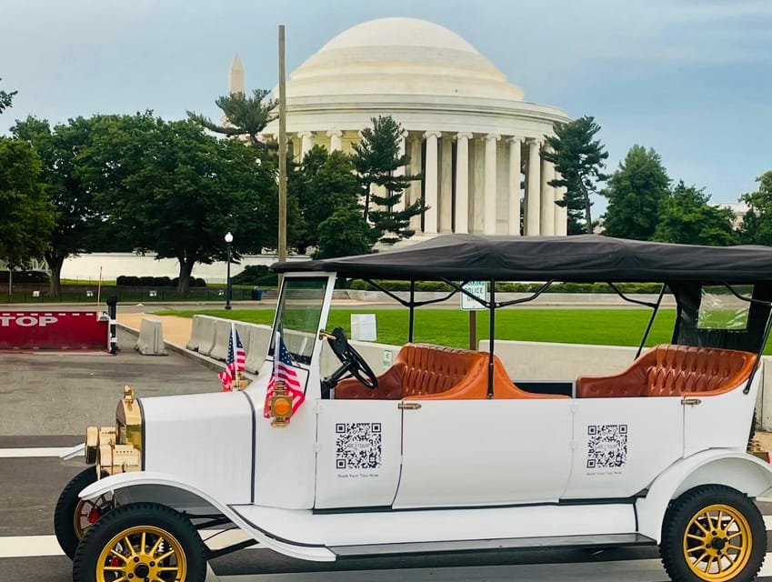 Washington, DC: Day & Night Electric Cart & Vintage Car Tour - Photo Stops That Let You Actually Get the Shot