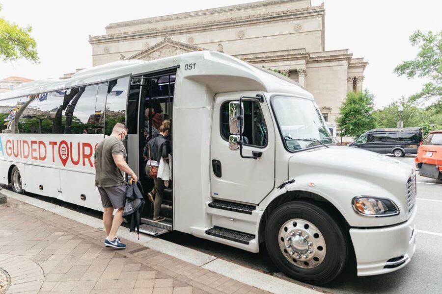 Washington, DC: Full-Day Tour with a Scenic River Cruise - Georgetown Waterfront in Summer, Potomac Cruise April Through September