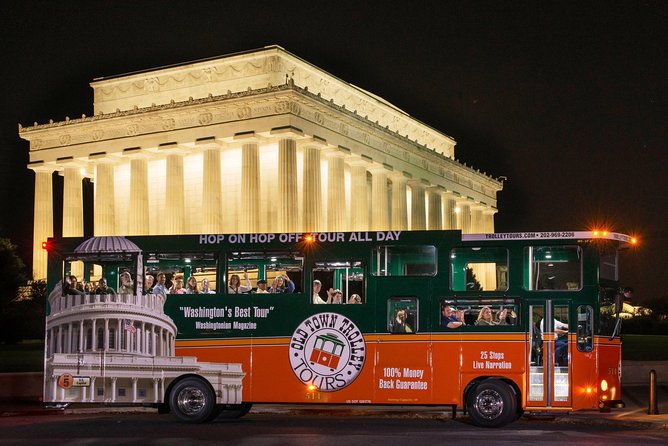 Washington DC Monuments by Moonlight Tour by Trolley - Lincoln, FDR, and the photo strategy that works in real life