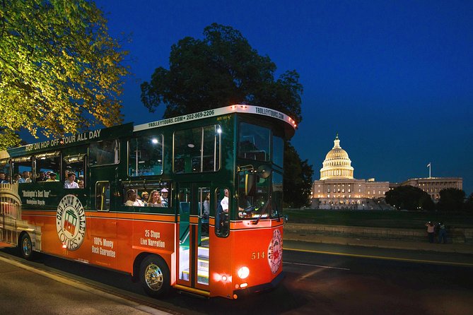 Washington DC Monuments by Moonlight Tour by Trolley - Live narration, sound effects, and the guides who make it fun